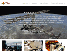 Tablet Screenshot of metis-tech.com